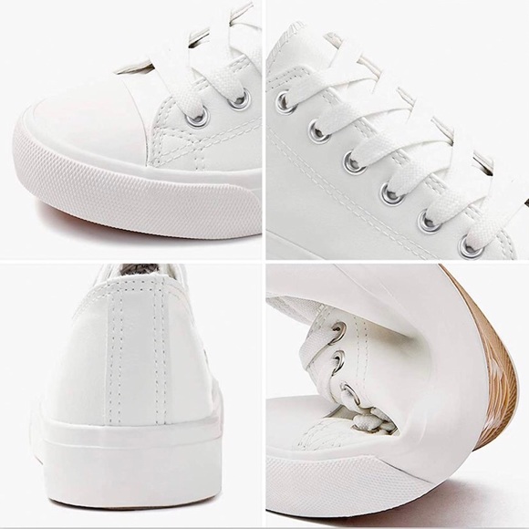 WITWATIA Faux Leather Tennis Shoes - Picture 3 of 7